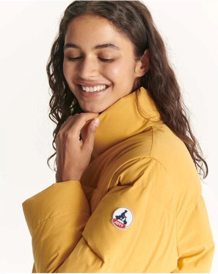 Jott Warme Winterjas Gele Puffer Yellow Dames