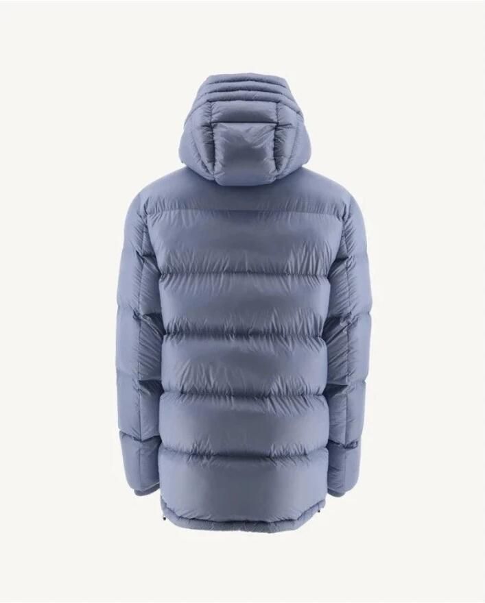 Jott Koude Weer Hooded Donsjas Net over de top Blue Dames