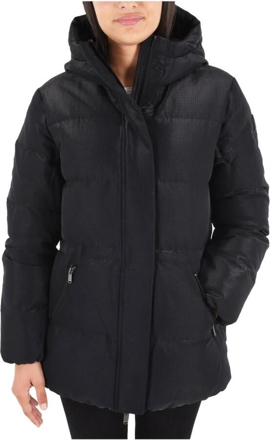 Jott Winterjas met capuchon Zwarte dons Black Dames - Foto 3