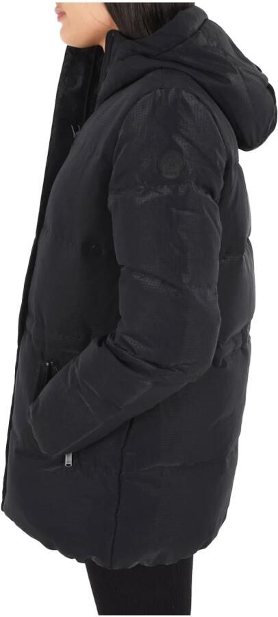 Jott Winterjas met capuchon Zwarte dons Black Dames - Foto 2