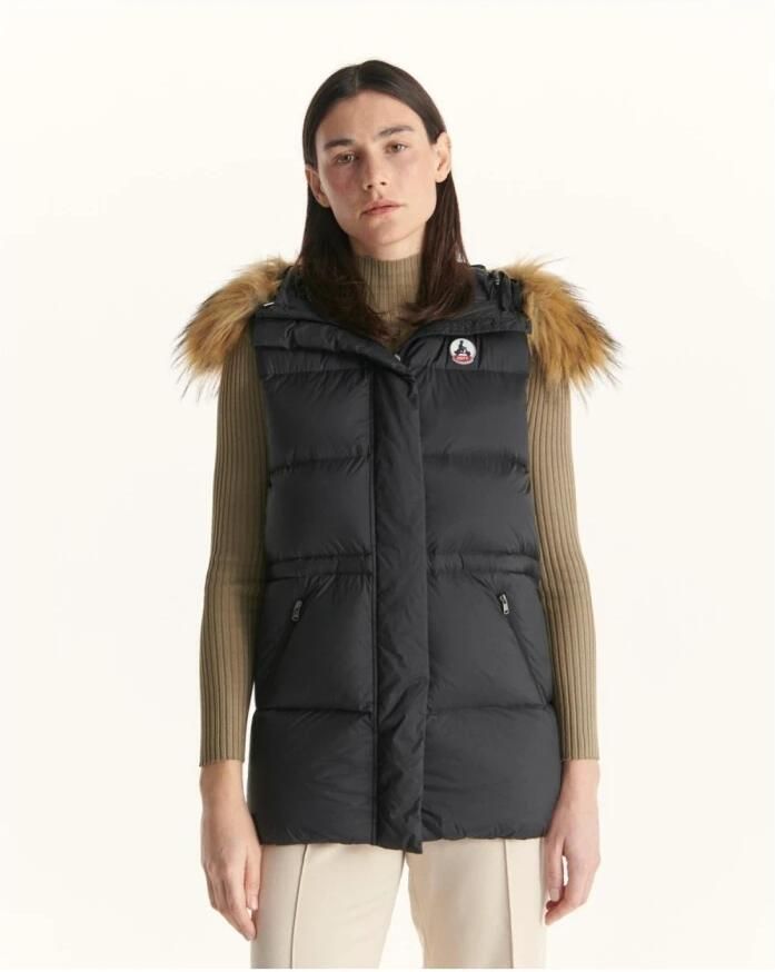 Jott Mouwloze gewatteerde jas met capuchon Just over the top Black Dames - Foto 3