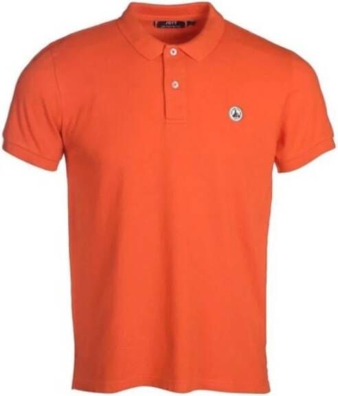 Jott Klassiek Heren Polo Shirt Oranje Heren