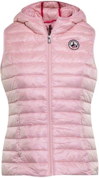 Jott Modieuze Warme Vest voor Vrouwen Roze Dames