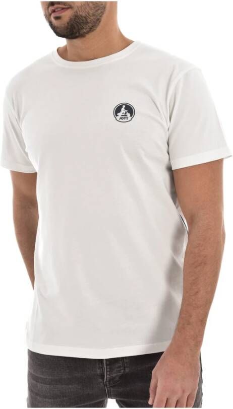Jott Pietro Logo Unisex T-shirt Ss23Utsh11-901 White Dames
