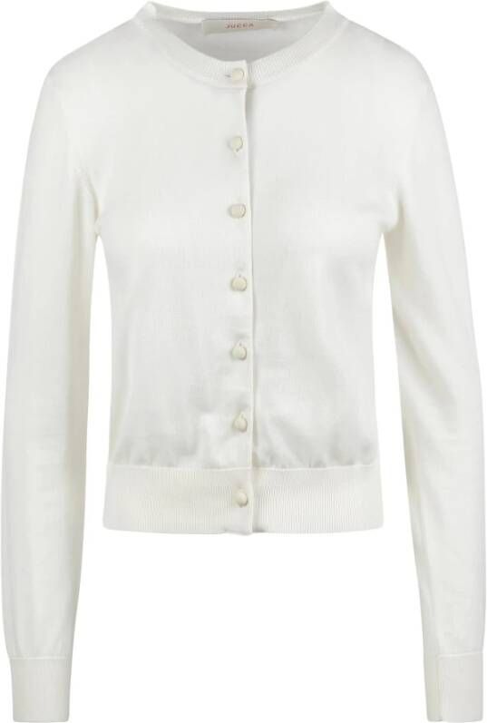 BRUNELLO CUCINELLI Katoenen Stretch Jersey T-shirt met Monile Inzetstuk White Dames