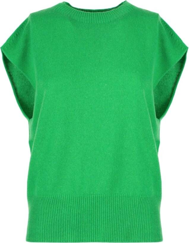 Jucca Cashmere Sweater Vest Groen S Groen Dames