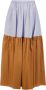 Jucca Wijd uitlopende popeline rok met elastische taille Purple Dames - Thumbnail 1