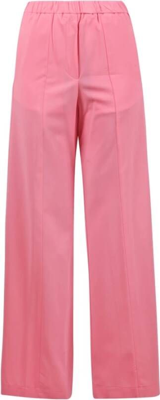 Jucca Leather Trousers Roze Dames