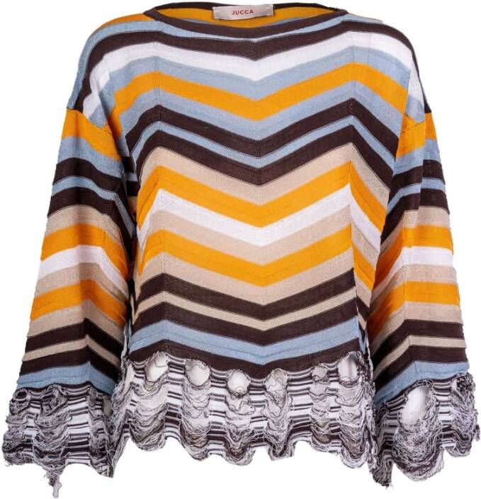 Jucca Round-neck Knitwear Meerkleurig Dames