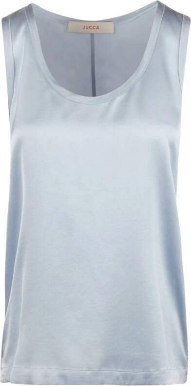 Jucca Sleeveless Tops Blauw Dames