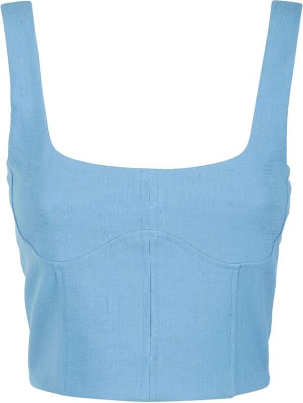 Jucca Sleeveless Tops Blauw Dames