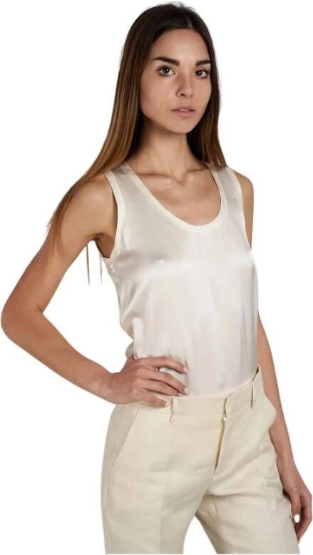 Jucca Sleeveless Tops Wit Dames