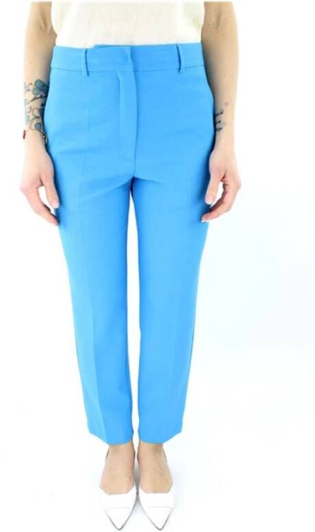 Jucca Straight Trousers Blauw Dames
