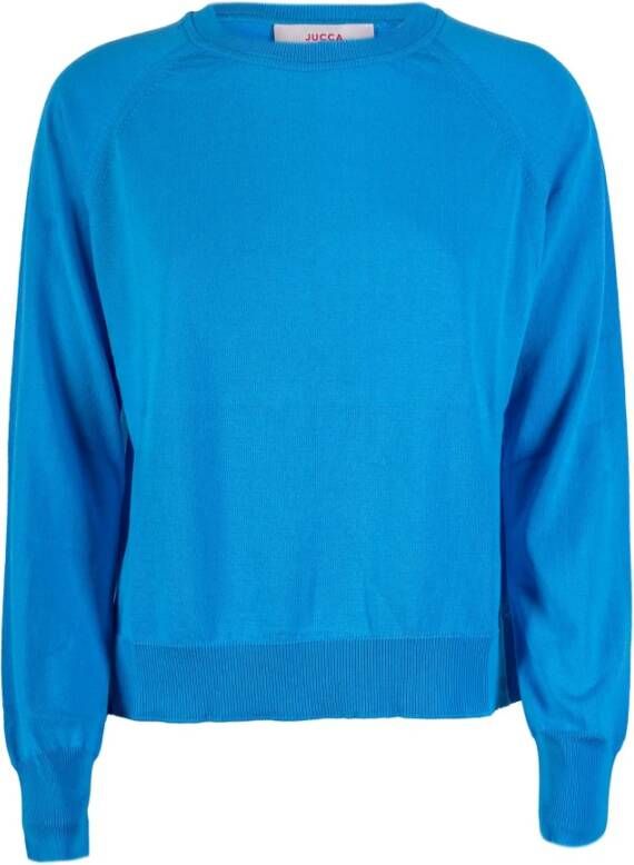 Jucca Trui met ronde hals Blauw Dames