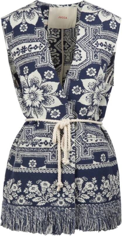 Jucca Vest Blauw Dames