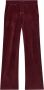 Juicy Couture Burgundy Del Ray Classic Velour Broek Rood Dames - Thumbnail 1