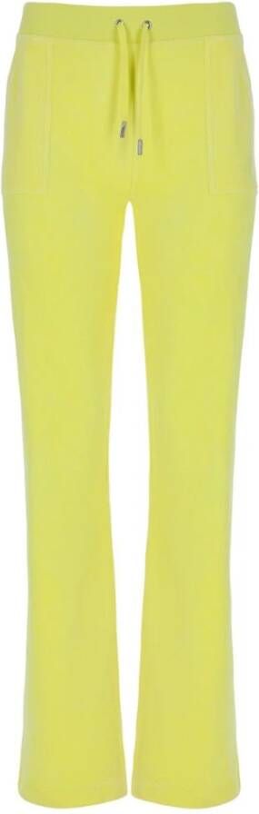 Juicy Couture Clic Velour Sweatpants Stijl ID: Jccb221003 Yellow Dames