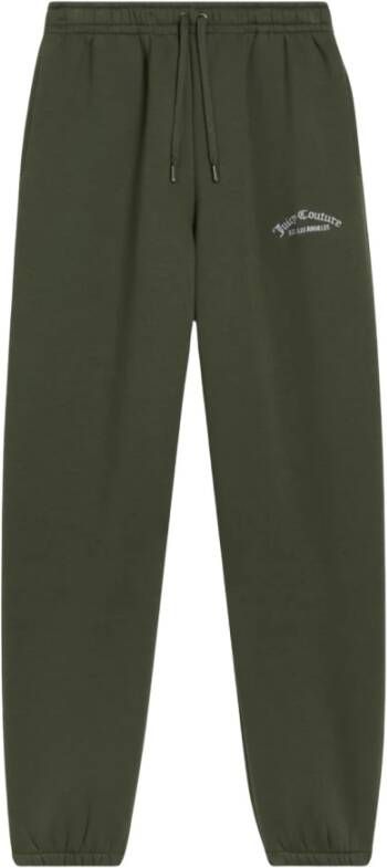 Juicy Couture Gerecyclede Wendy Joggers met Smocked Tailleband Green Dames