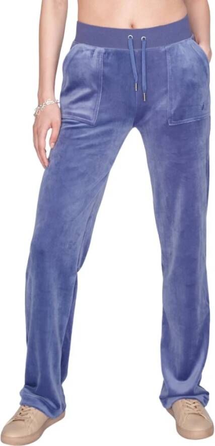 Juicy Couture Klassieke Blauwe Trainingsbroek Blauw Dames