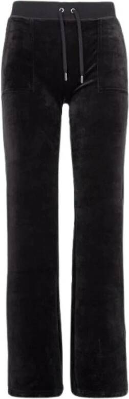 Juicy Couture Klassieke velor del ray broek Zwart Dames