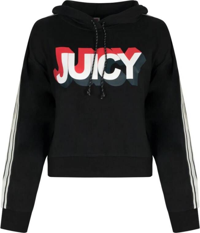 Juicy Couture Loszittend Trainingsshirt Black Dames