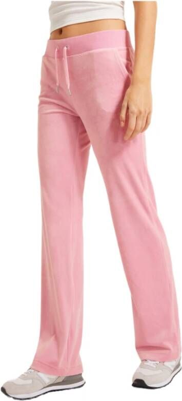 Juicy Couture Roze Velvet Joggers Roze Dames