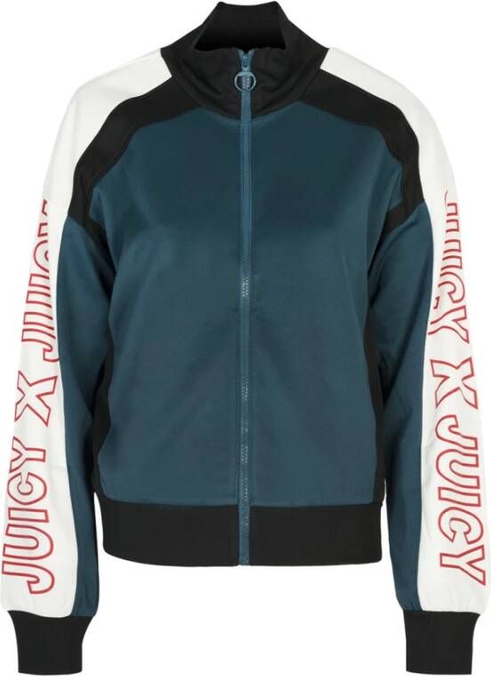 Juicy Couture Sweatshirt met rits Blauw Dames