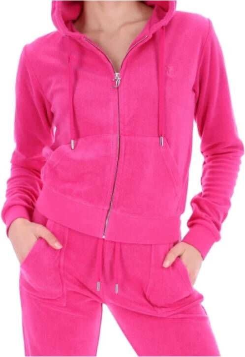 Juicy Couture Sweatshirt met rits Roze Dames