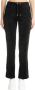 Juicy Couture Zwarte Fluwelen Broek met Zilveren Strass Logo Black Dames - Thumbnail 1