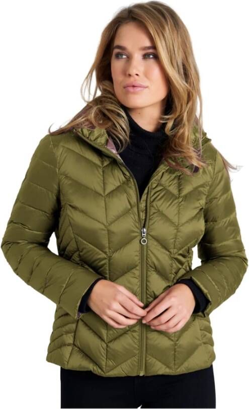 Junge Outerwear Daisy Jackets 022-2840-62 Groen Dames