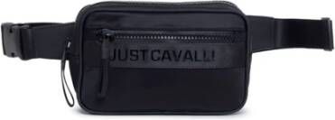 Just Cavalli Stijlvolle heuptas met afmetingen L21 cm X H13 cm X P7 cm Black Heren