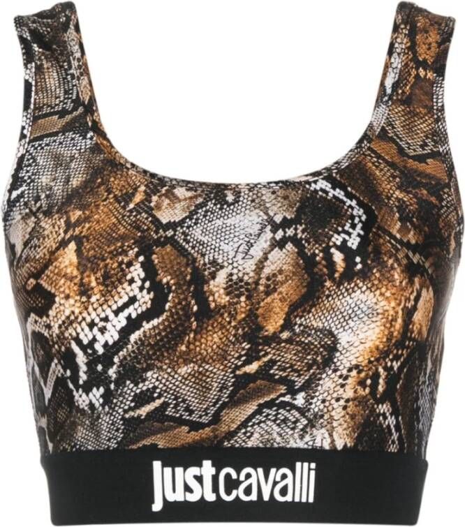 Just Cavalli Beige Top met ***cv Beige Dames
