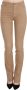 Just Cavalli Brown Cotton Stretch Mid Waist Skinny Trousers Pants Bruin Dames - Thumbnail 1