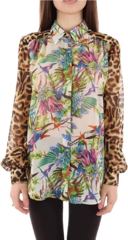 Just Cavalli Lange mouwen overhemd Multicolor Dames