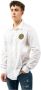 Just Cavalli Witte Katoenen Lange Mouw Shirt White Heren - Thumbnail 1
