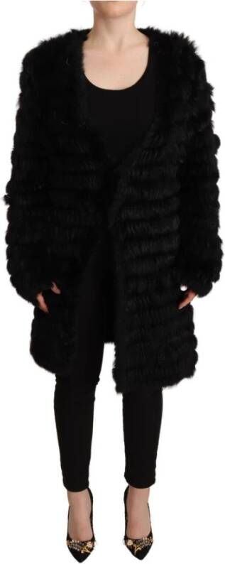 Just Cavalli Faux Fur & Shearling Jackets Zwart Dames
