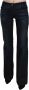 Just Cavalli Blauwe Straight Denim Jeans met Middelhoge Taille Blue Dames - Thumbnail 1
