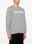 Just Cavalli Basic Dames Sweatshirt met Contrast Logo Black Gray Dames - Thumbnail 1