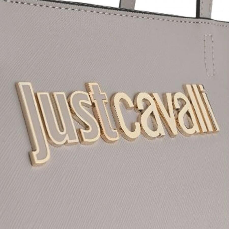 Just Cavalli Shoppers Range B Metal Lettering Sketch 7 Bags in grijs - Foto 2