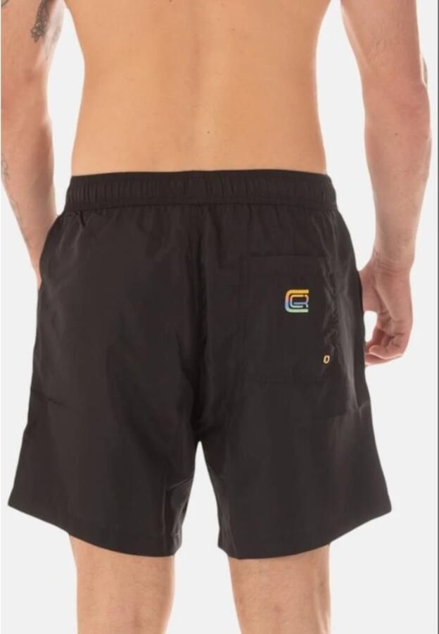 Cavalli Class Zwarte Logo Print Zwembroek Black Heren - Foto 2