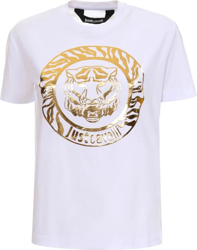 Roberto Cavalli Stijlvolle T-shirts en Polos Collectie White Dames - Foto 3