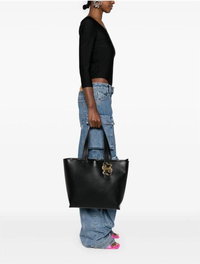 Just Cavalli Iconische Slangenprint Dames Tas Collectie Black Dames - Foto 3