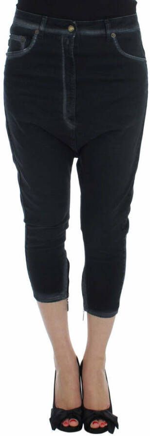 Roberto Cavalli Cropped Jeans Blue Dames