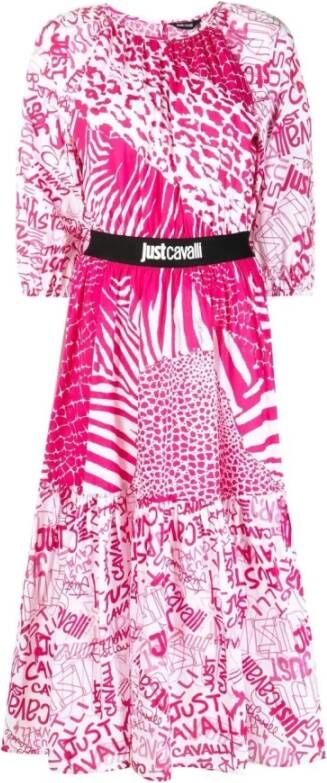 Just Cavalli Maxi Dresses Roze Dames