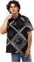 Just Cavalli Polo shirt met ornamentale Frames print Black Heren - Thumbnail 1