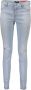 Just Cavalli Lichtblauwe katoenen jeans met vervaagd en versleten effect Blue Dames - Thumbnail 1