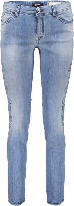 Just Cavalli Skinny Jeans Blauw Dames