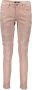 Just Cavalli Roze katoenen jeans & broek versleten effect logo Pink Dames - Thumbnail 1