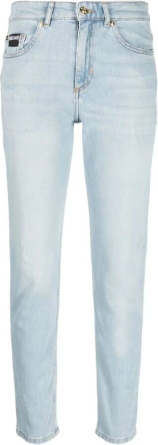 Just Cavalli Slim-fit Jeans Blauw Dames