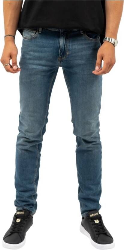 Just Cavalli Slim-fit Jeans Blauw Heren